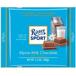 Ritter Sport Alpine Milk Chocolate