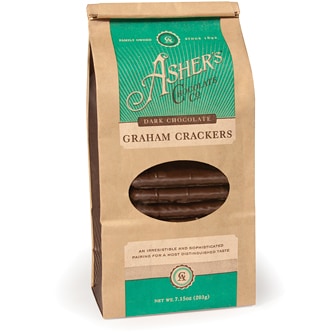 Asher's Dark Chocolate Graham Crackers