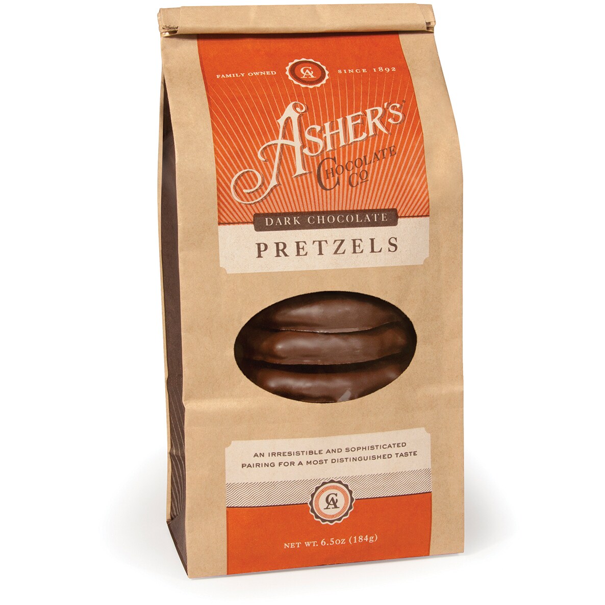 Asher's Dark Chocolate Pretzels