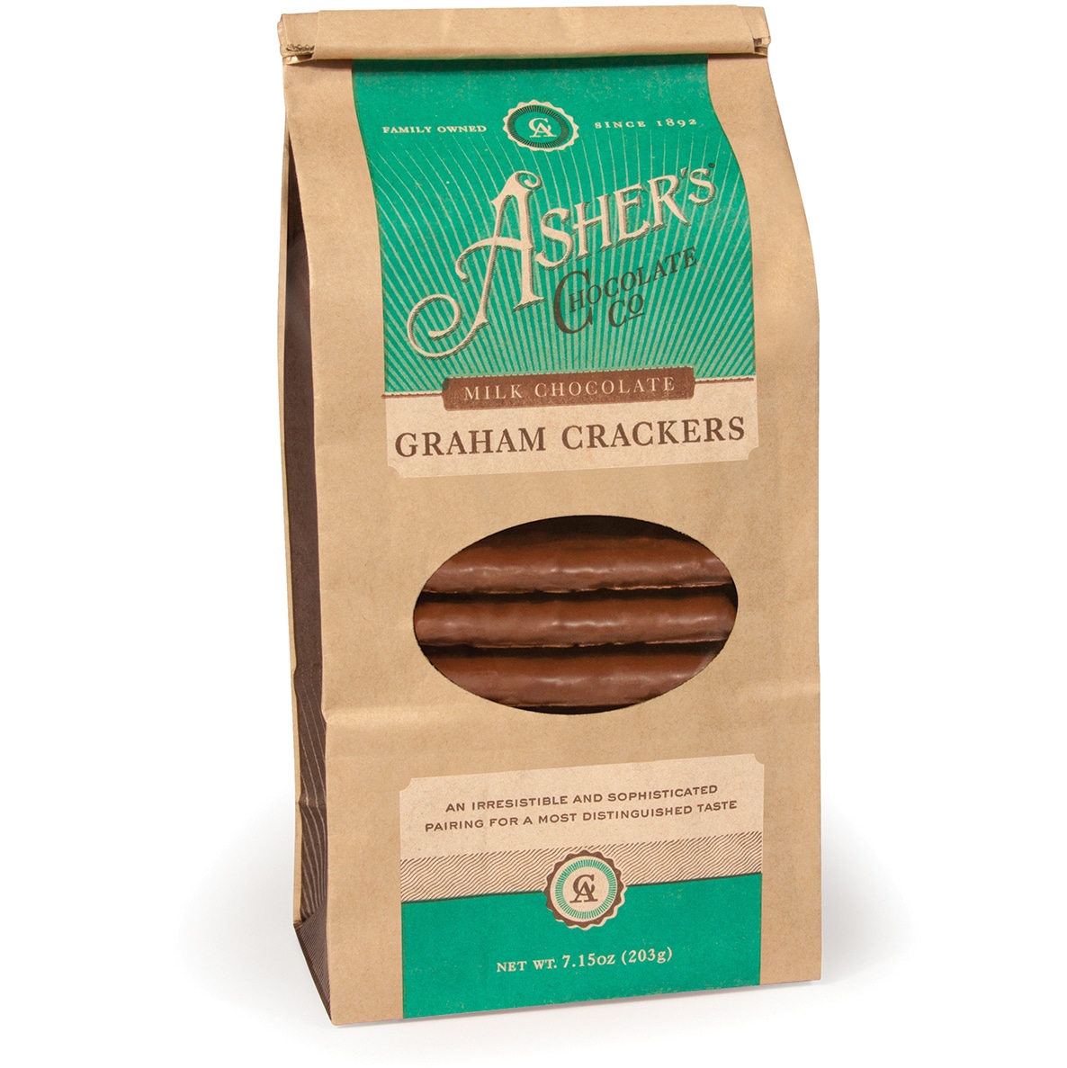 Asher's Milk Chocolate Graham Crackers