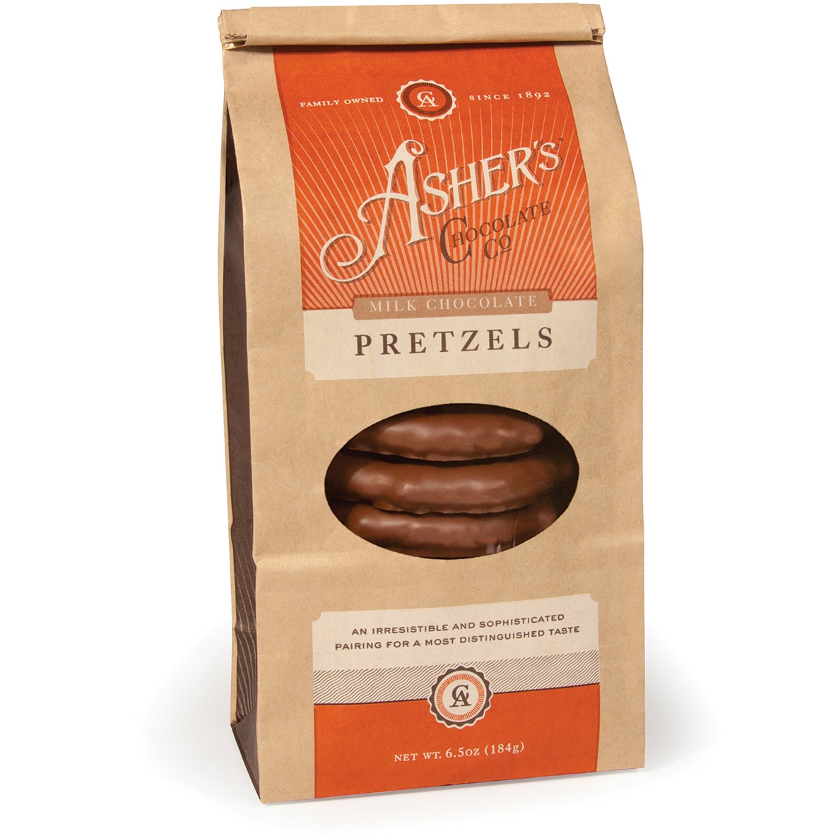 Asher's Milk Chocolate Pretzels