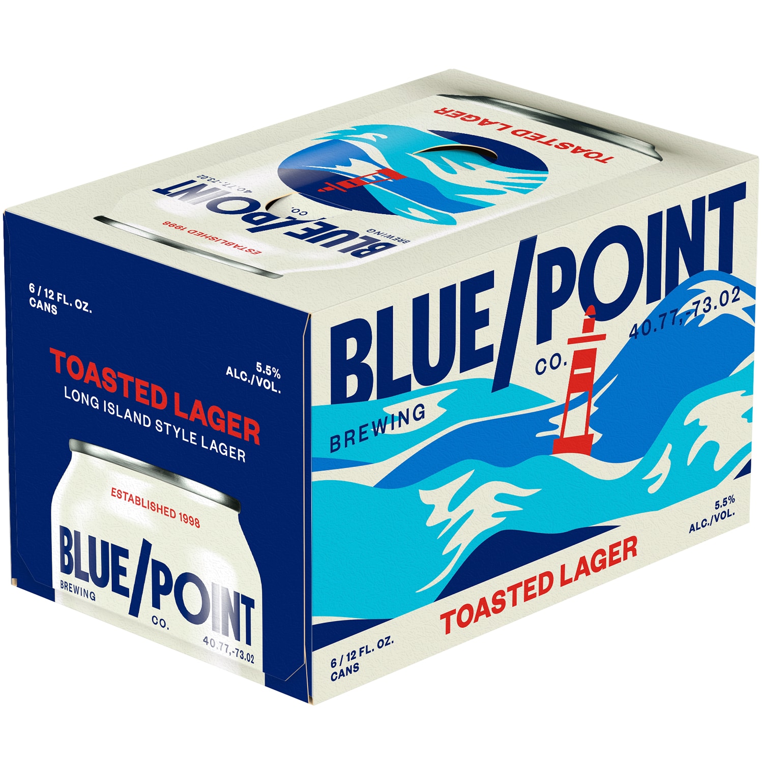 Blue Point Toasted Lager, Cans