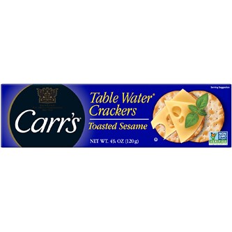Order Carr's Toasted Sesame Seed Table Water Crackers | Fast Delivery