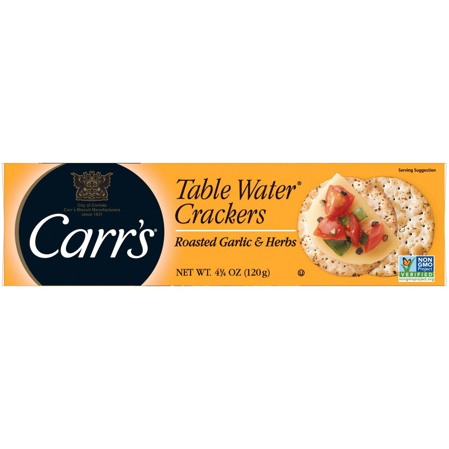 Order Carr's Garlic and Herb Table Water Crackers | Fast Delivery