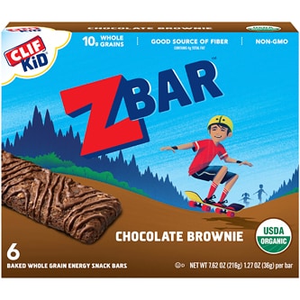 Clif Kid Organic Zbars, Chocolate Brownie