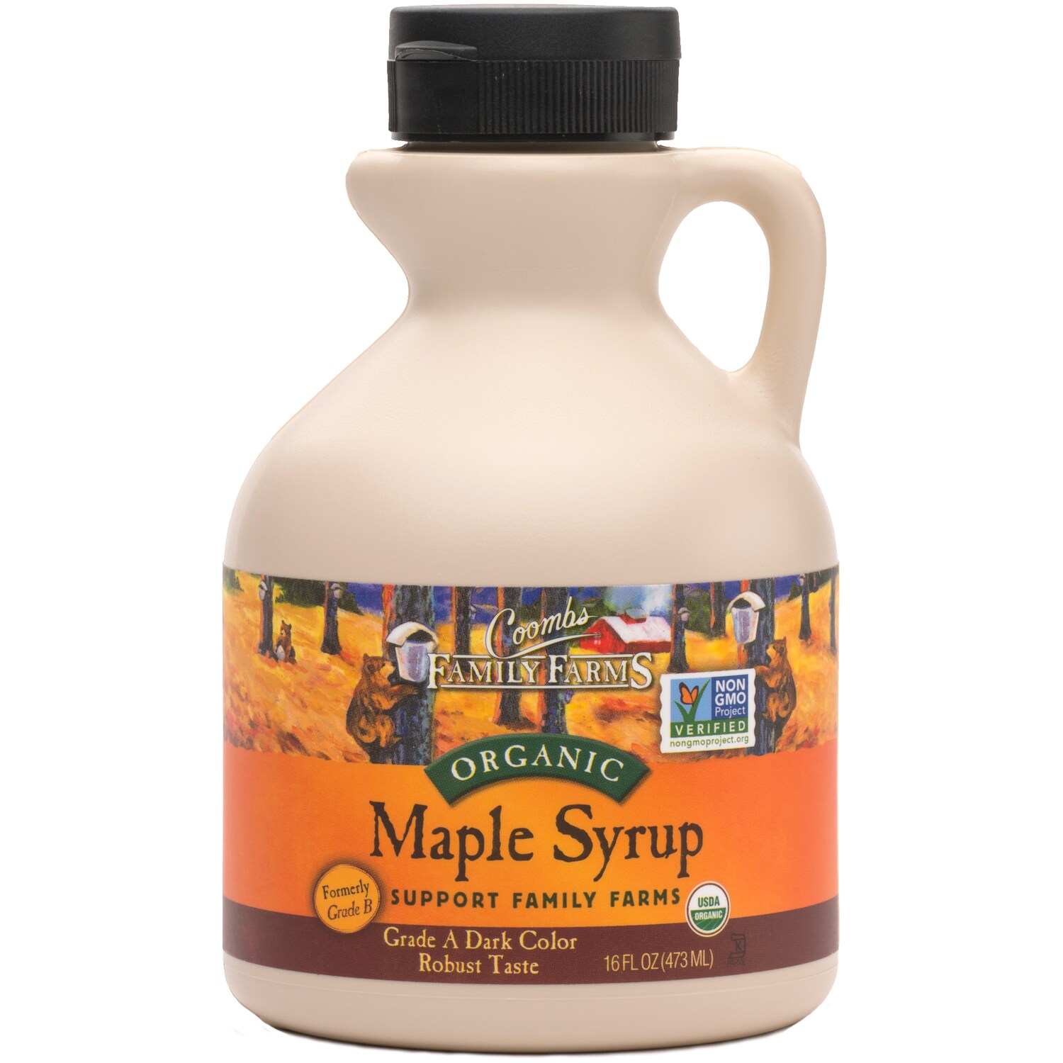 Coombs Family Farms Organic Grade A Dark Amber Maple Syrup