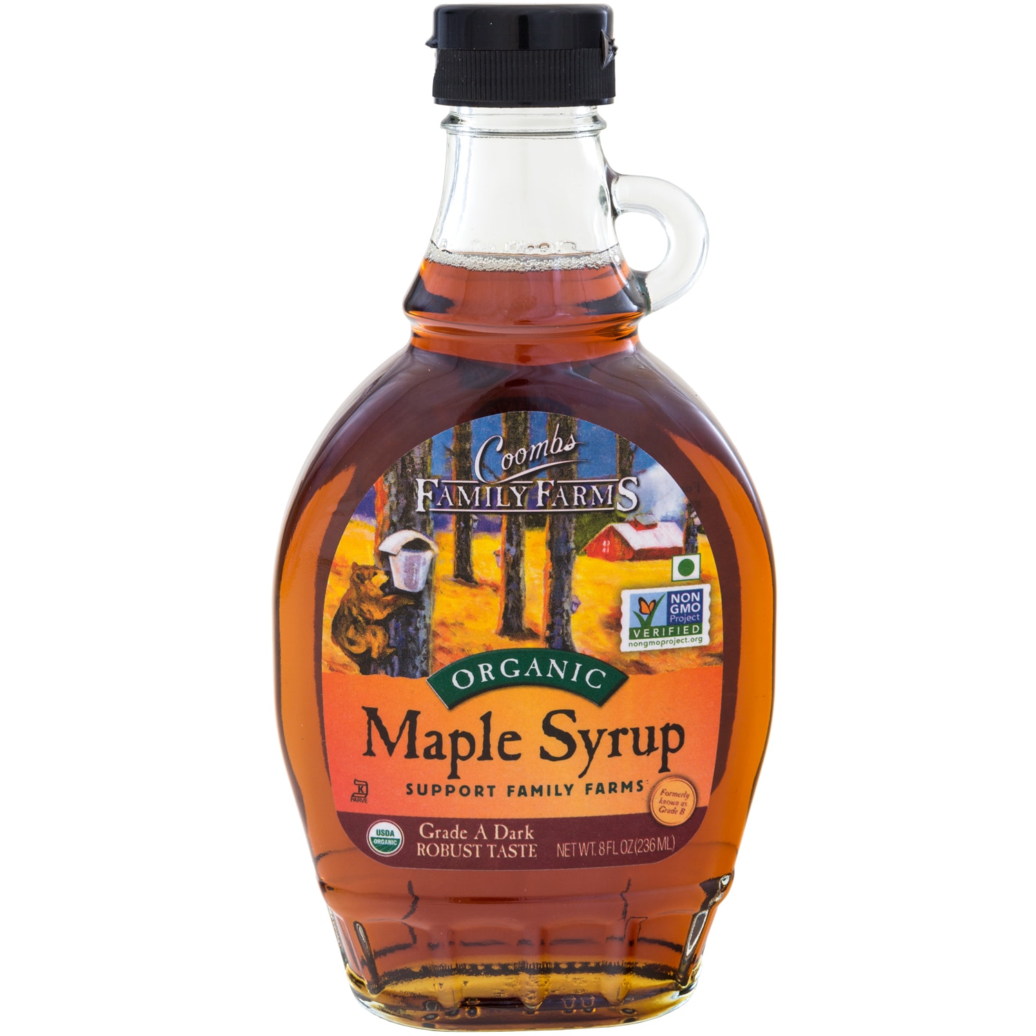 Coombs Family Farms Organic Grade A Dark Amber Maple Syrup
