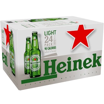 Heineken Light Lager, Glass Bottles