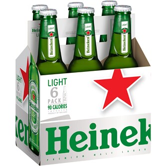 Heineken Light Lager, Glass Bottles