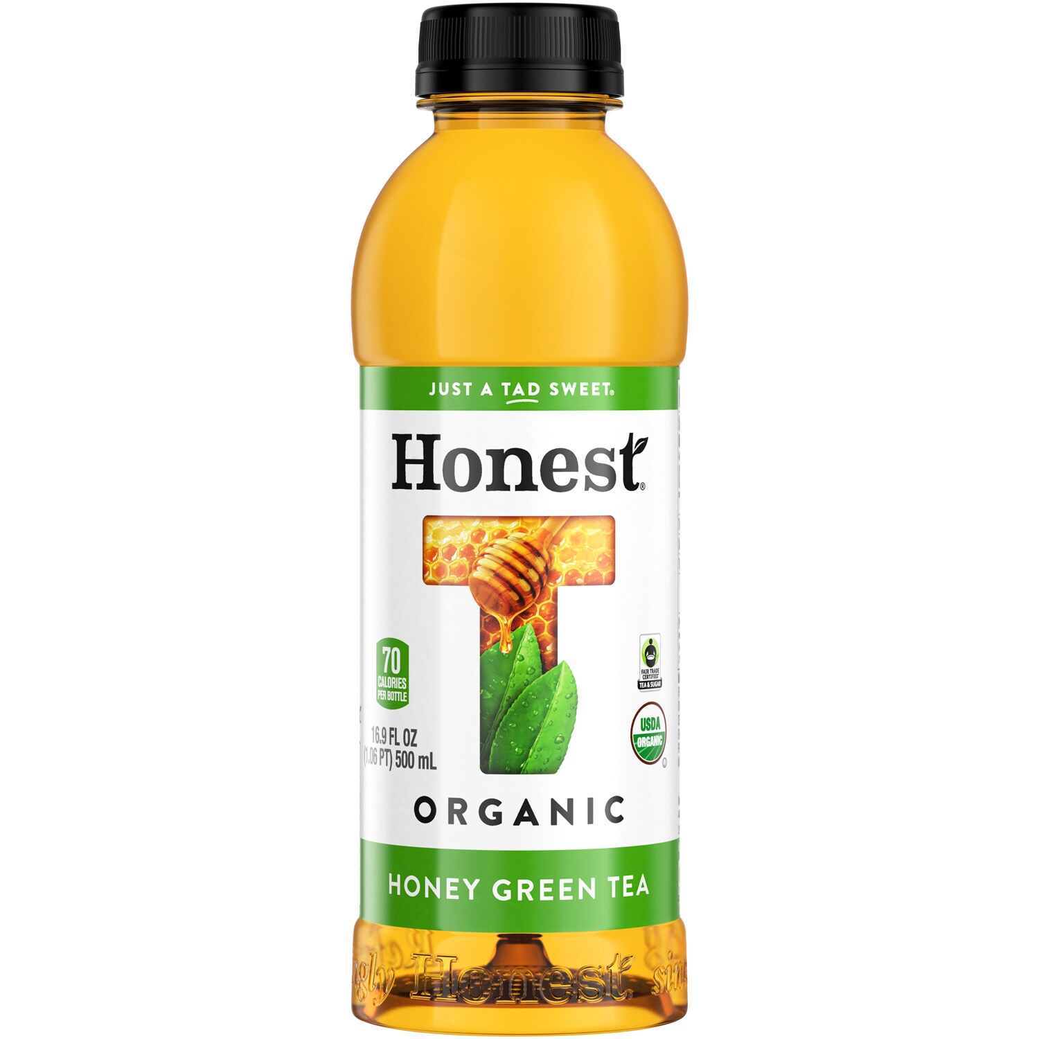 Honest Tea Organic Honey Green Tea, Plastic Bottle
