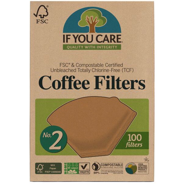 If You Care Unbleached #2 Coffee Filters
