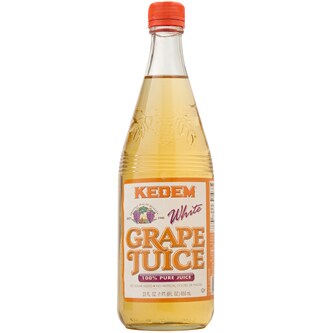 Kedem White Grape Juice, Glass Bottle