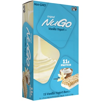 NuGo Nutrition Bars, Vanilla Yogurt