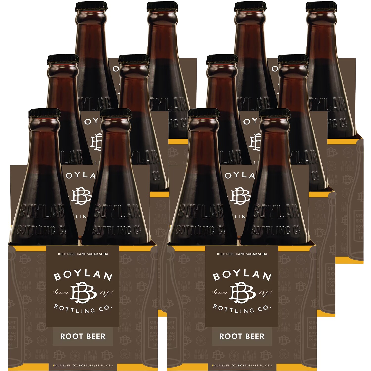 Boylan's Root Beer, Glass Bottles, Case