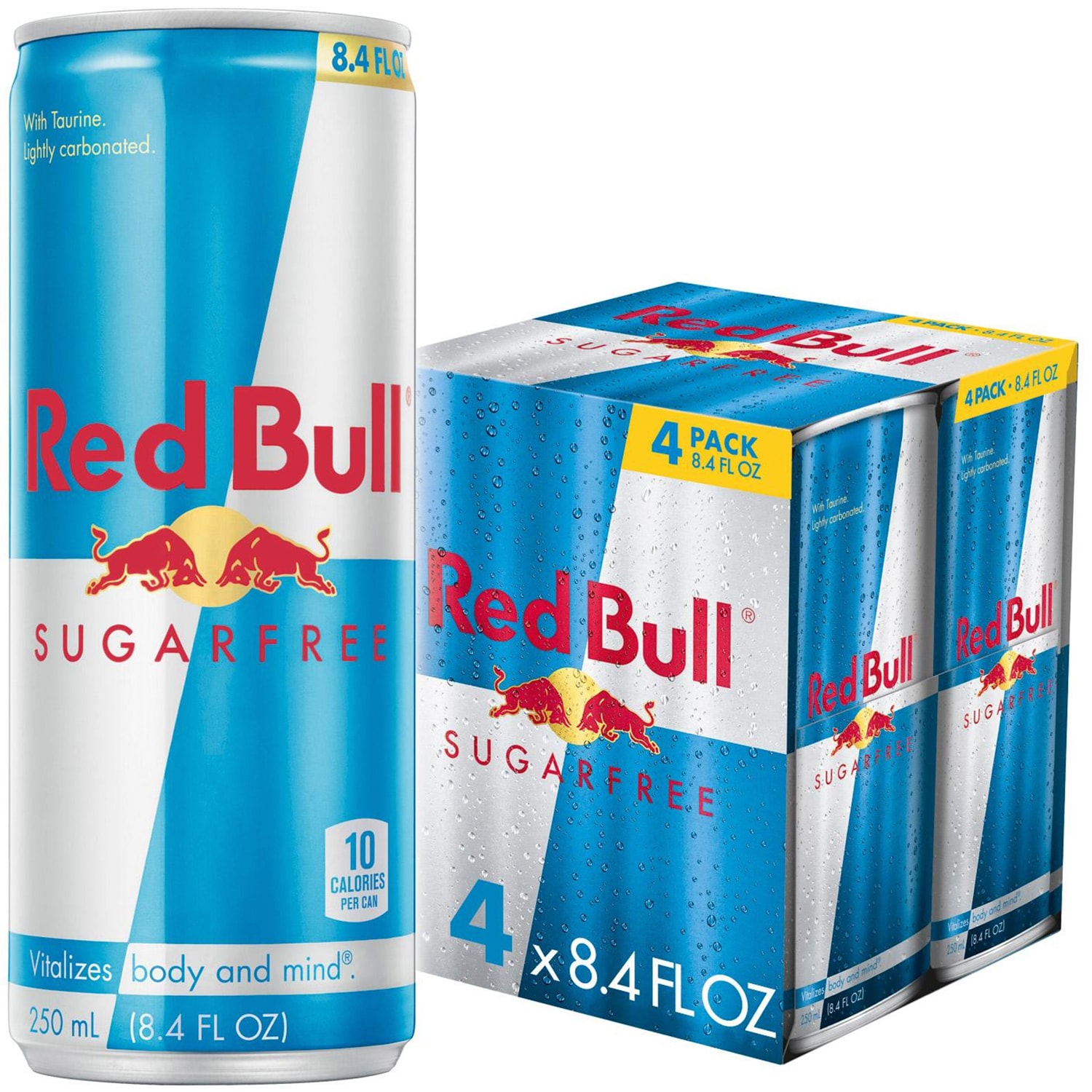 Red Bull Energy Drink, Sugar-Free, Cans