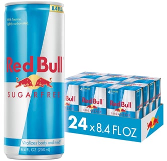Red Bull Energy Drink, Sugar-Free, Cans