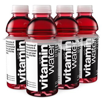 vitaminwater nutrient enhanced water beverage, xxx (açai-blueberry-pomegranate), Plastic Bottles
