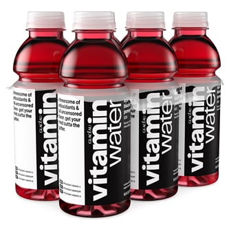 vitaminwater nutrient enhanced water beverage, xxx (açai-blueberry-pomegranate), Plastic Bottles