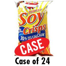 Glenny's Soy Crisps, Cheddar - Case