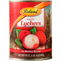 Roland Whole Lychees in Heavy Syrup