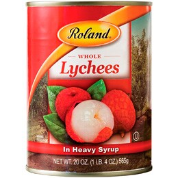 Roland Whole Lychees in Heavy Syrup