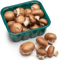 Organic Baby Bella Mushrooms, Packaged 