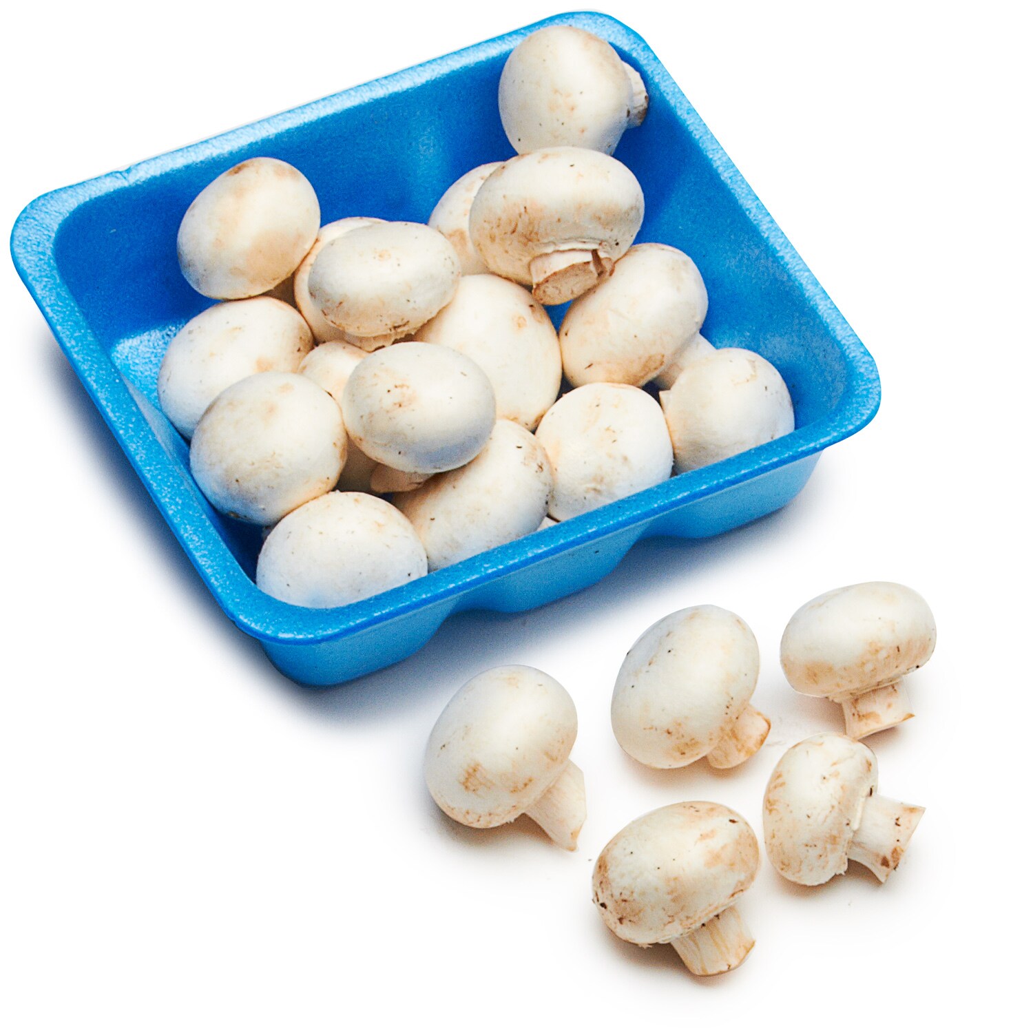 Baby Petite White Mushrooms, Packaged