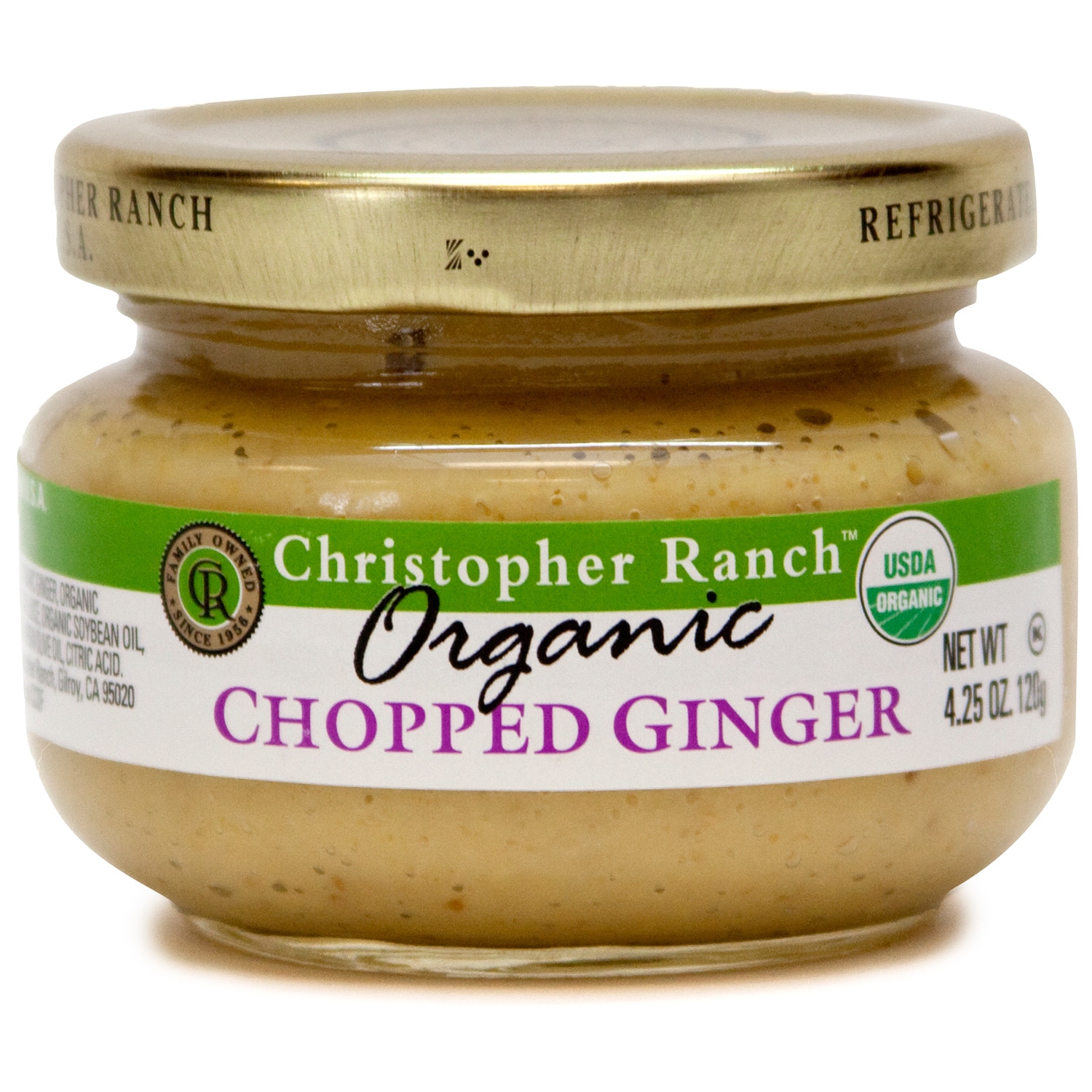 Christopher Ranch Organic Chopped Ginger