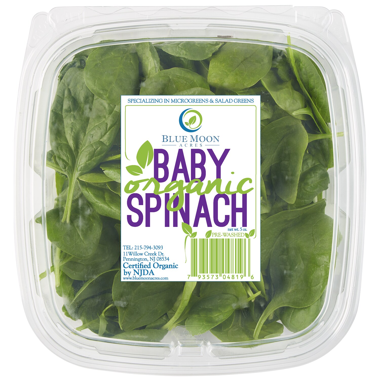 Blue Moon Acres Organic Baby Spinach