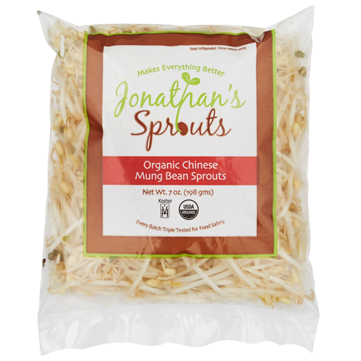 Jonathan's Sprouts Organic Chinese Mung Bean Sprouts