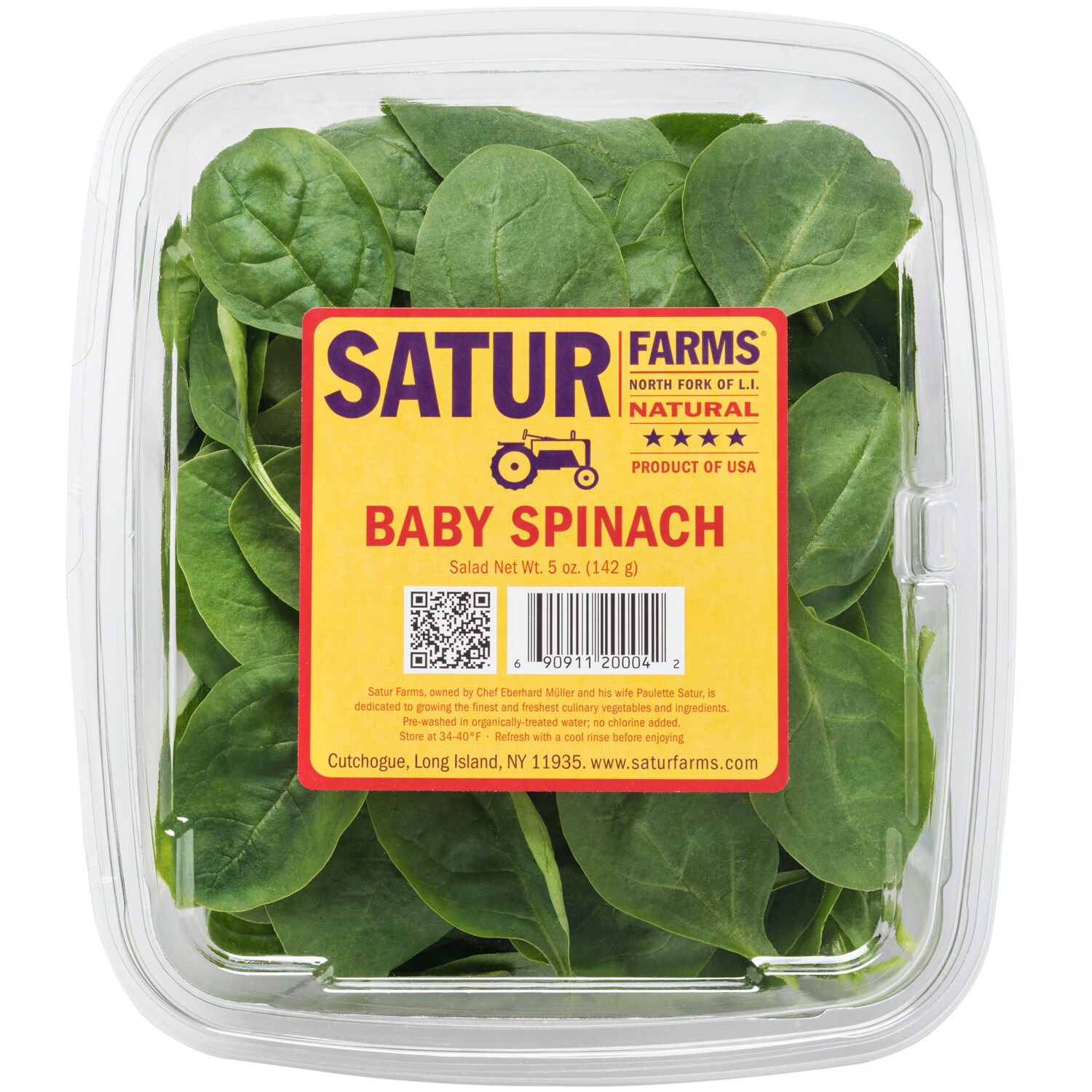 Satur Farms Baby Spinach Pack