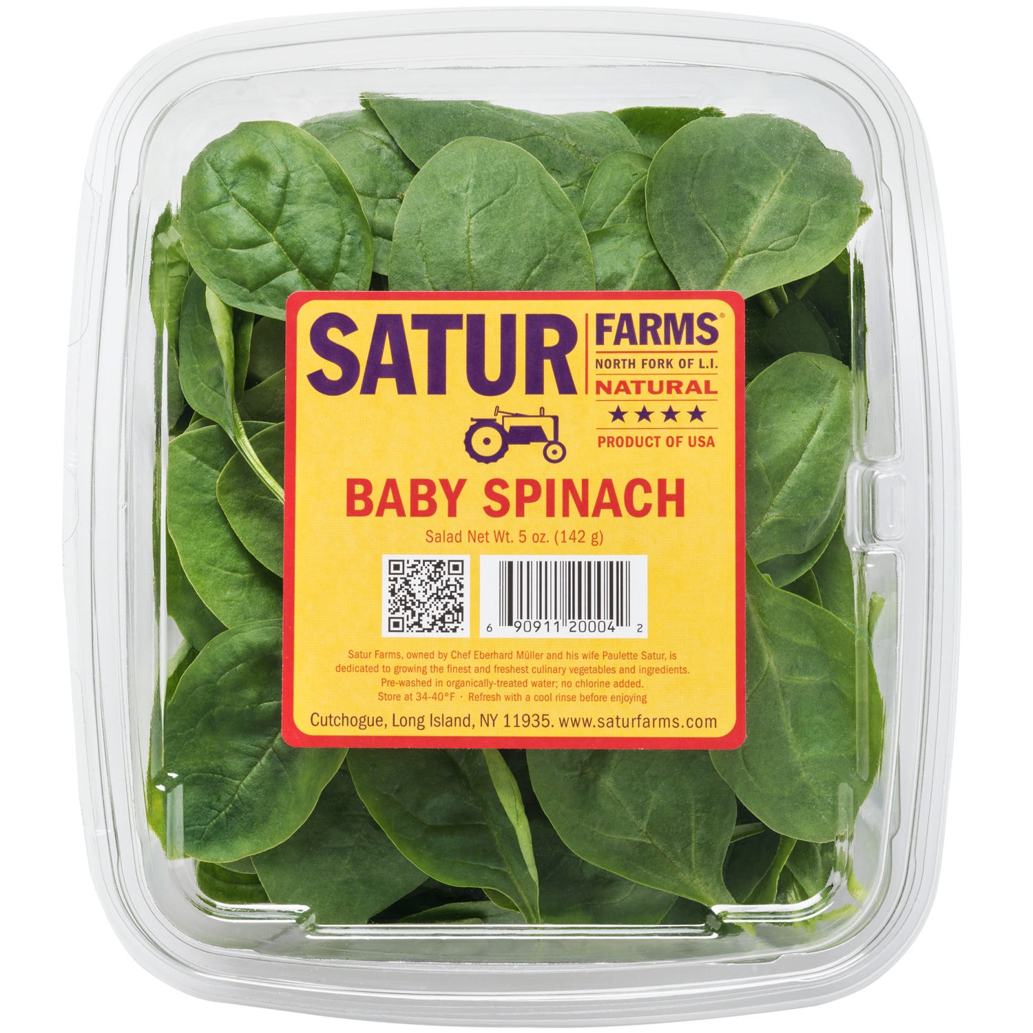 Satur Farms Baby Spinach Pack