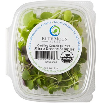 Blue Moon Acres Organic Micro Greens Sampler