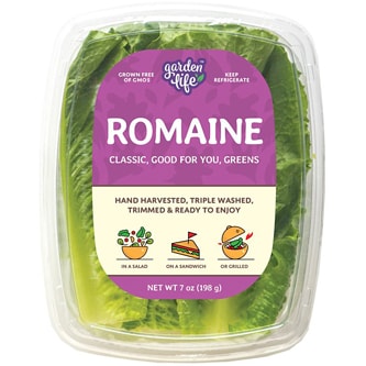 Garden Life Triple Washed Romaine Crunchy Lettuce