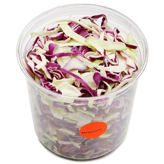 Organic Shredded Mixed Cabbage