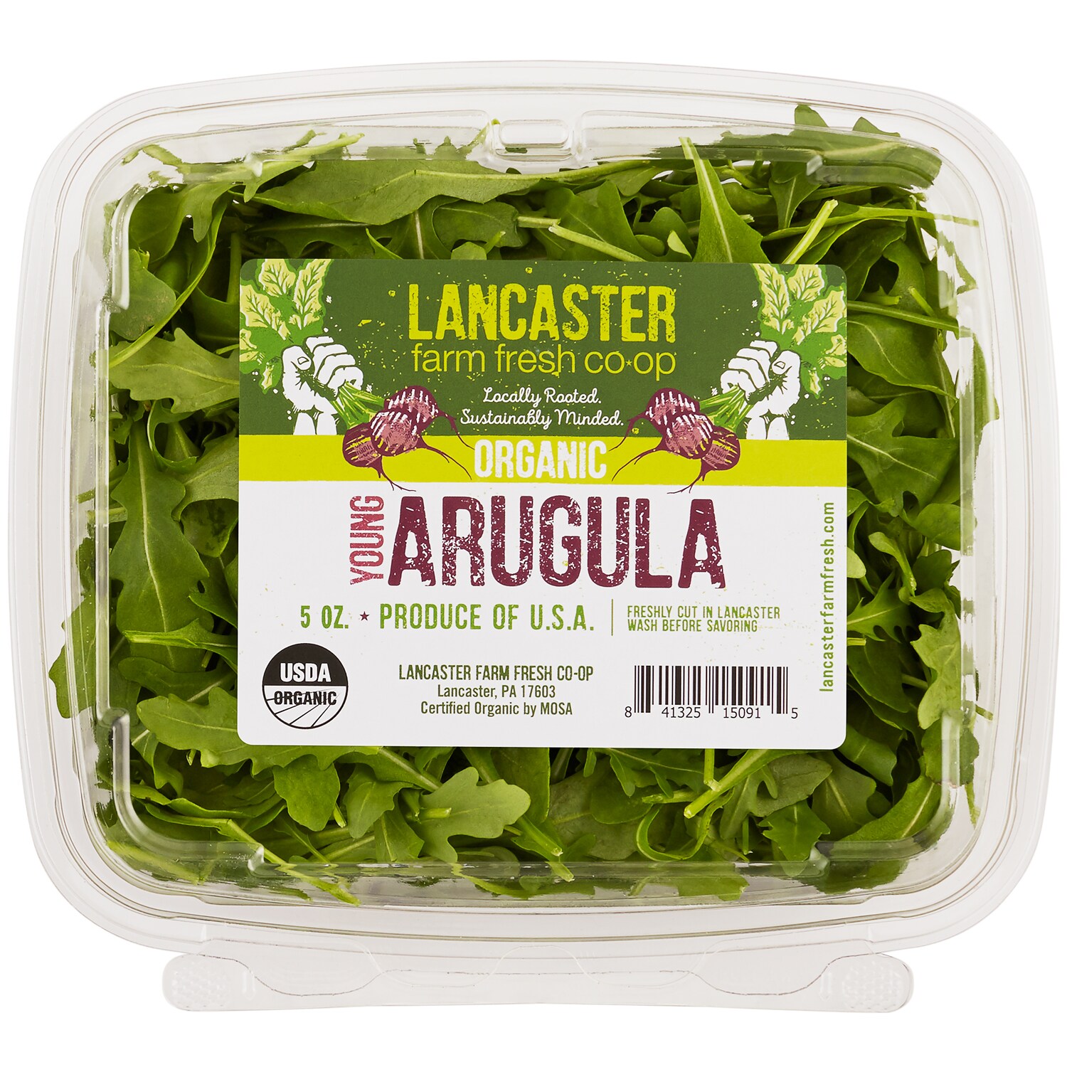 Lancaster Farm Fresh Cooperative Local Organic Young Arugula