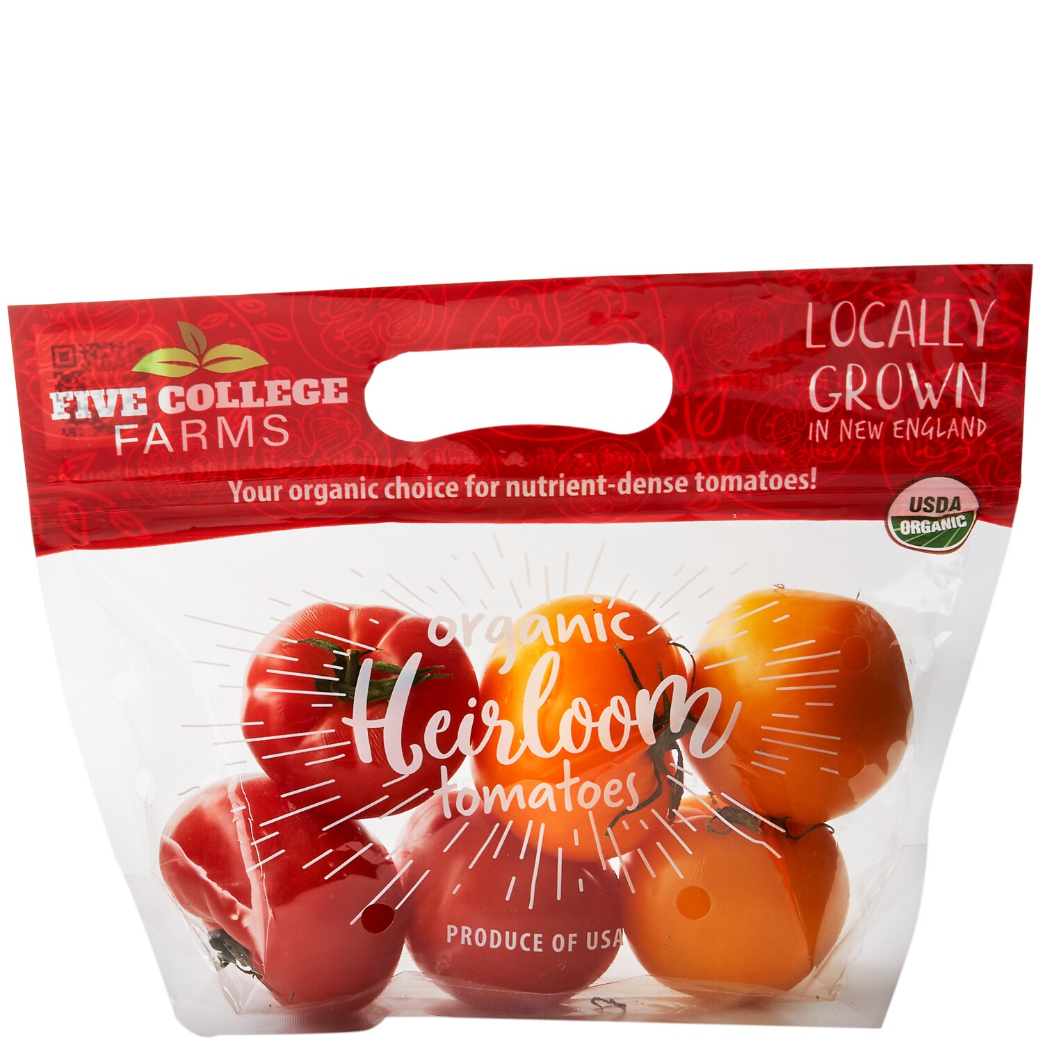 Five College Farms Organic Mixed Heirloom Tomatoes