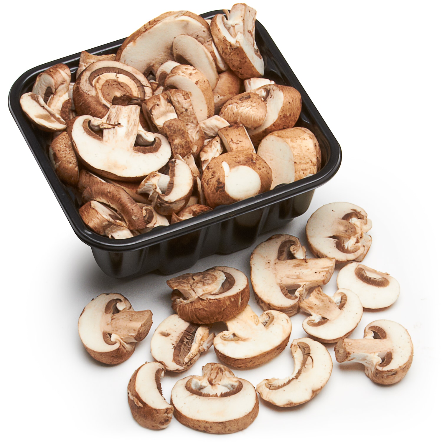 Sliced Organic Baby Bella Mushrooms, Packaged