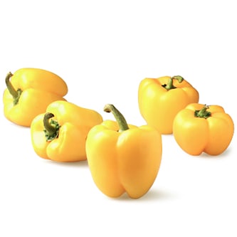 Organic Yellow Greenhouse Bell Peppers