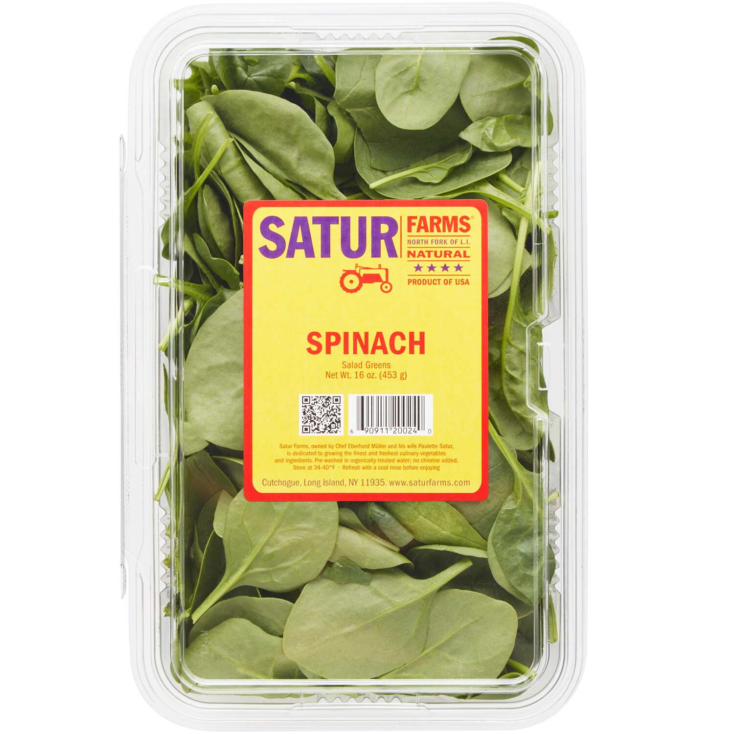 Satur Farms Local Baby Spinach 