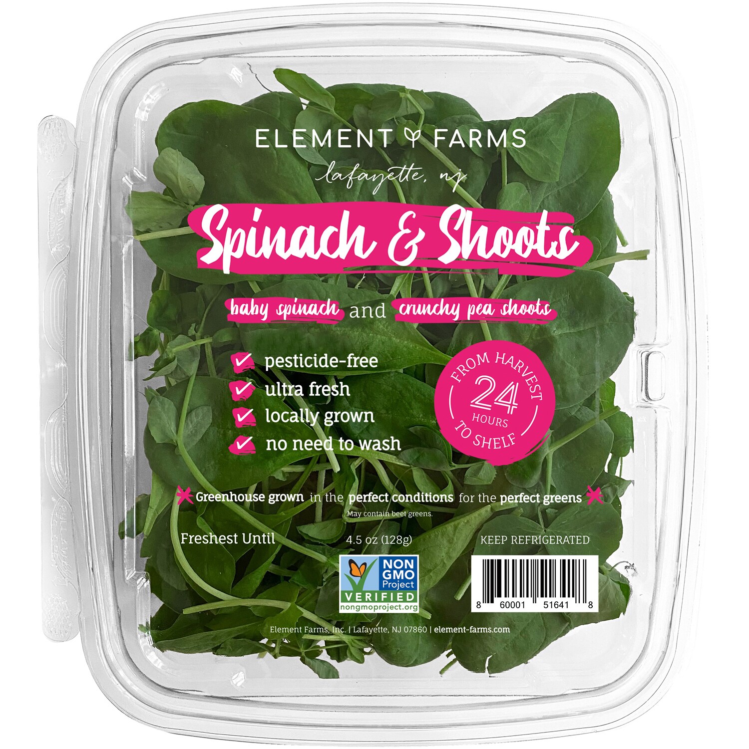 Element Farms Spinach & Shoots