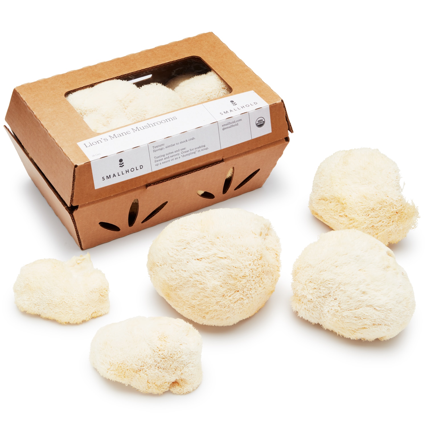Smallhold Organic Lion's Mane Mushrooms