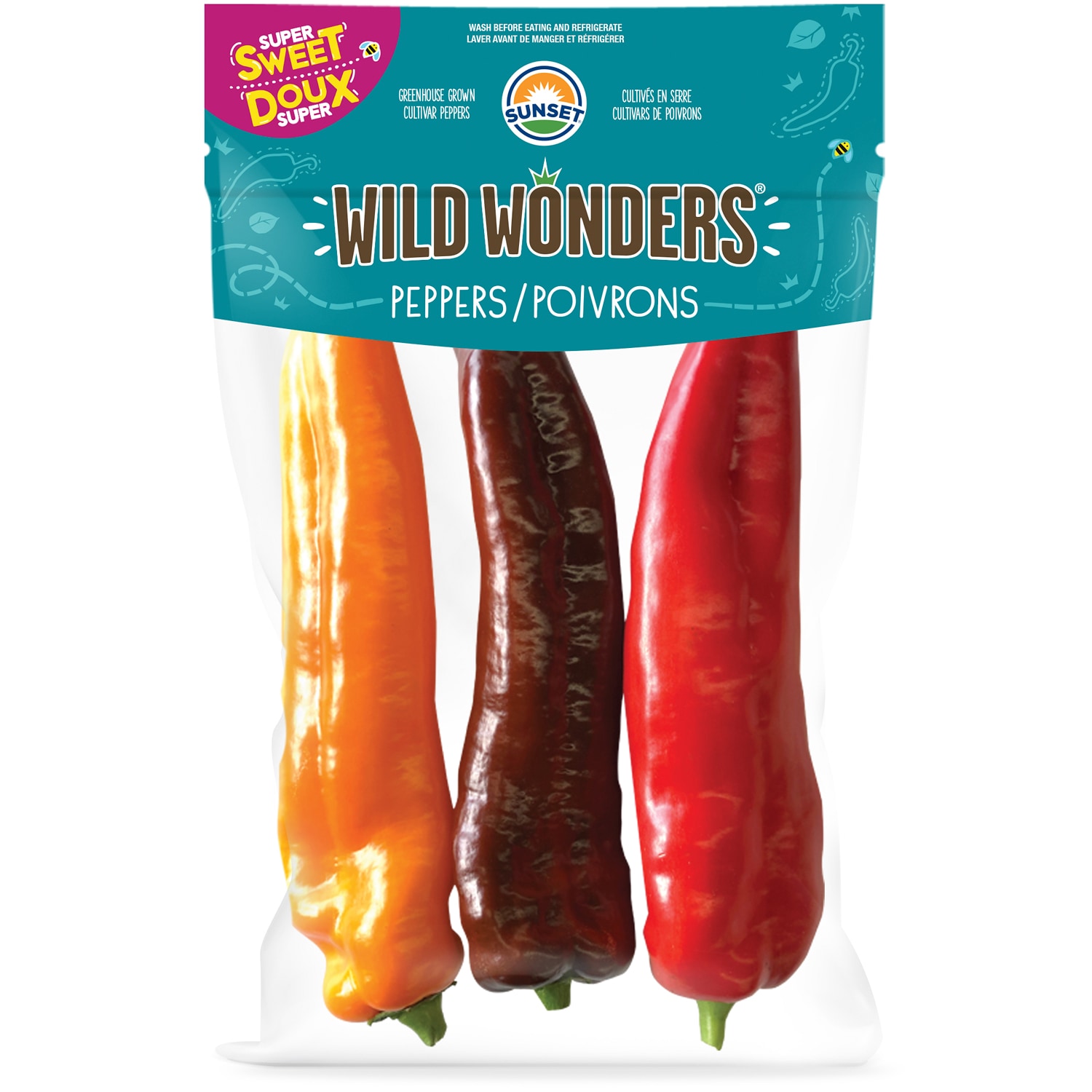 Sunset Grown Wild Wonders Sweet Peppers