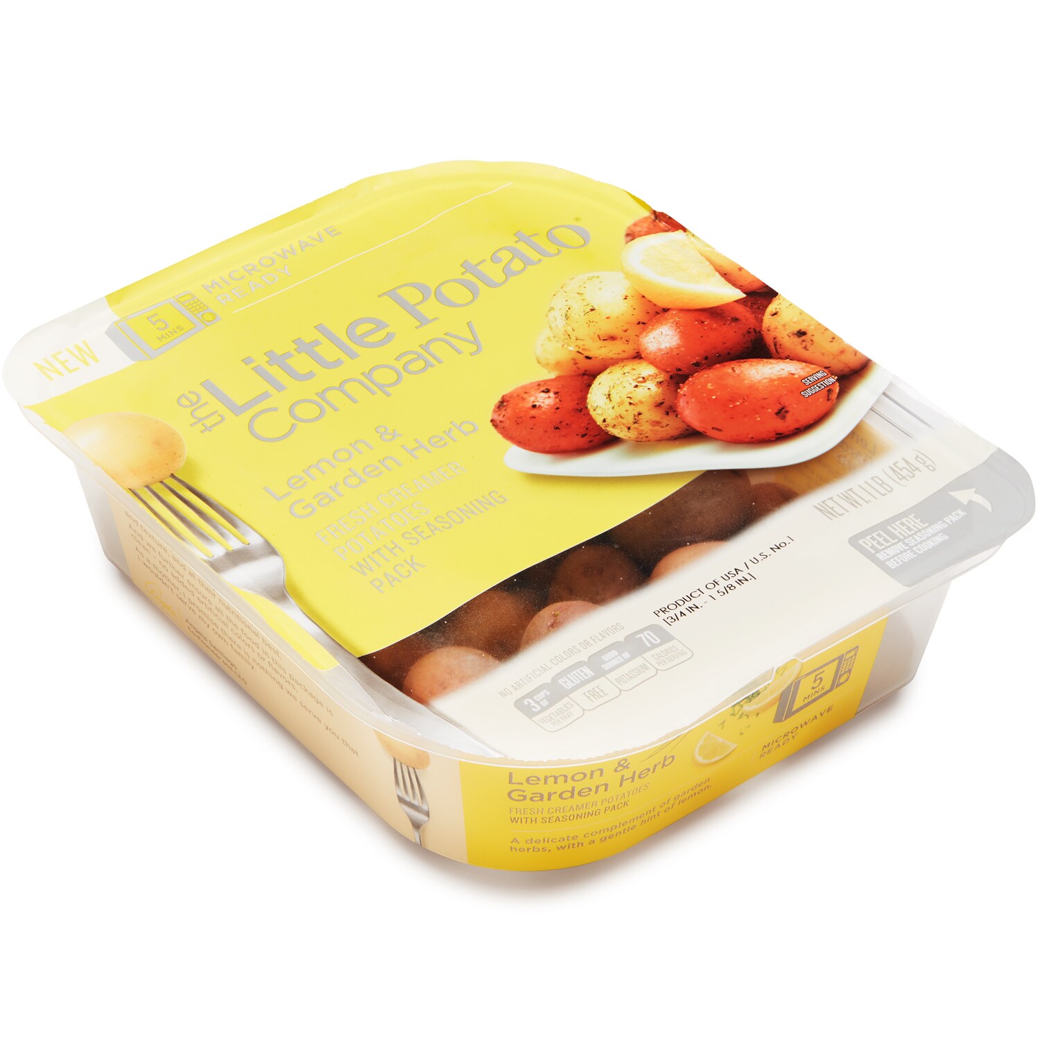 The Little Potato Company Microwave Ready Creamer Potatoes, Lemon & Garden Herb