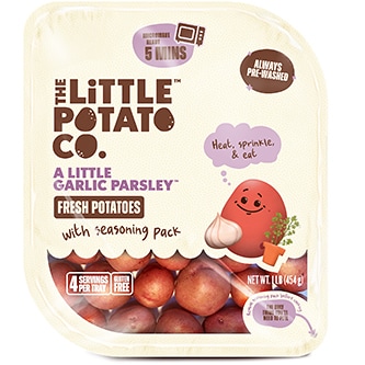 The Little Potato Company Microwave Ready Creamer Potatoes, Garlic Parsley