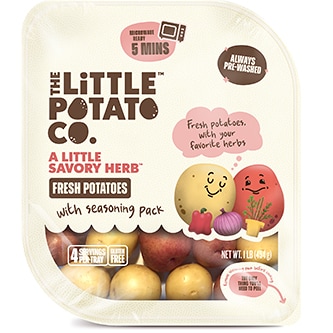 The Little Potato Company Microwave Ready Creamer Potatoes, Savory Herb