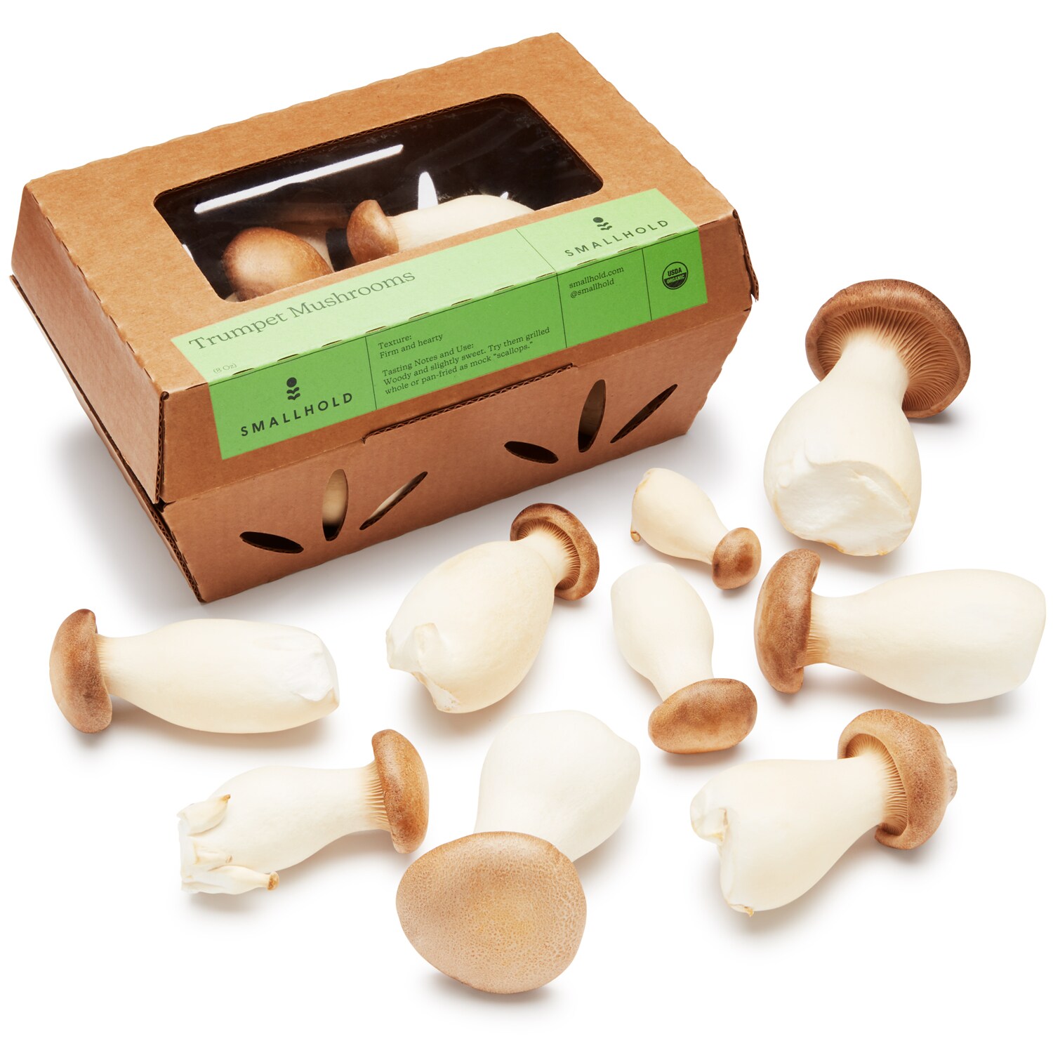 Smallhold Organic Trumpet Mushrooms