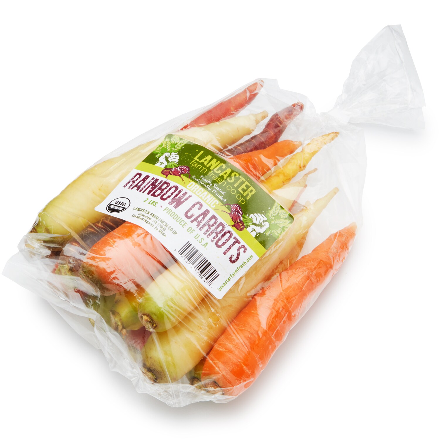 Lancaster Farm Fresh Cooperative Local Organic Rainbow Carrots