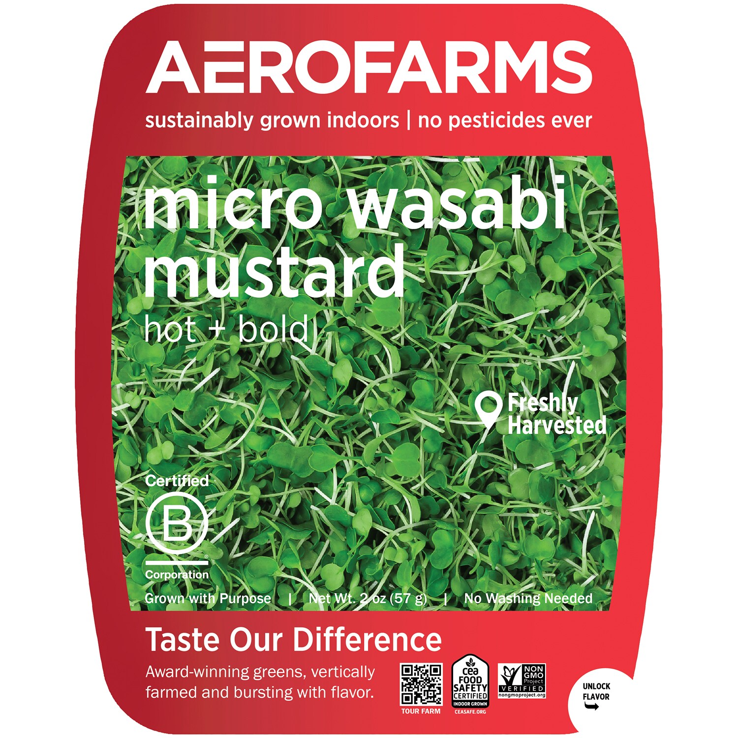AeroFarms Local Micro Wasabi Mustard