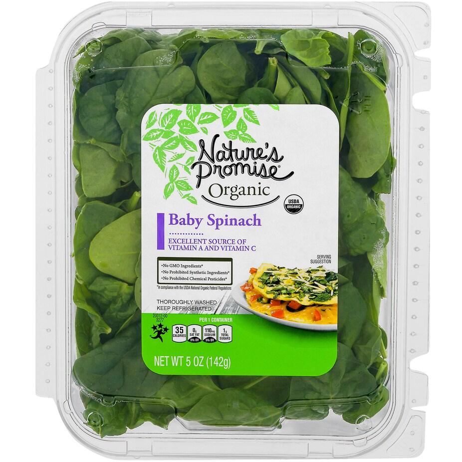 Nature's Promise Organic Baby Spinach